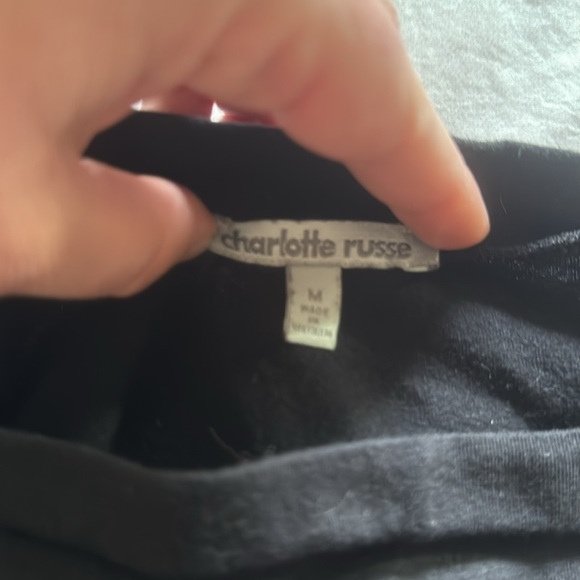 Charlotte Russe off the shoulder crop top - Picture 2 of 2